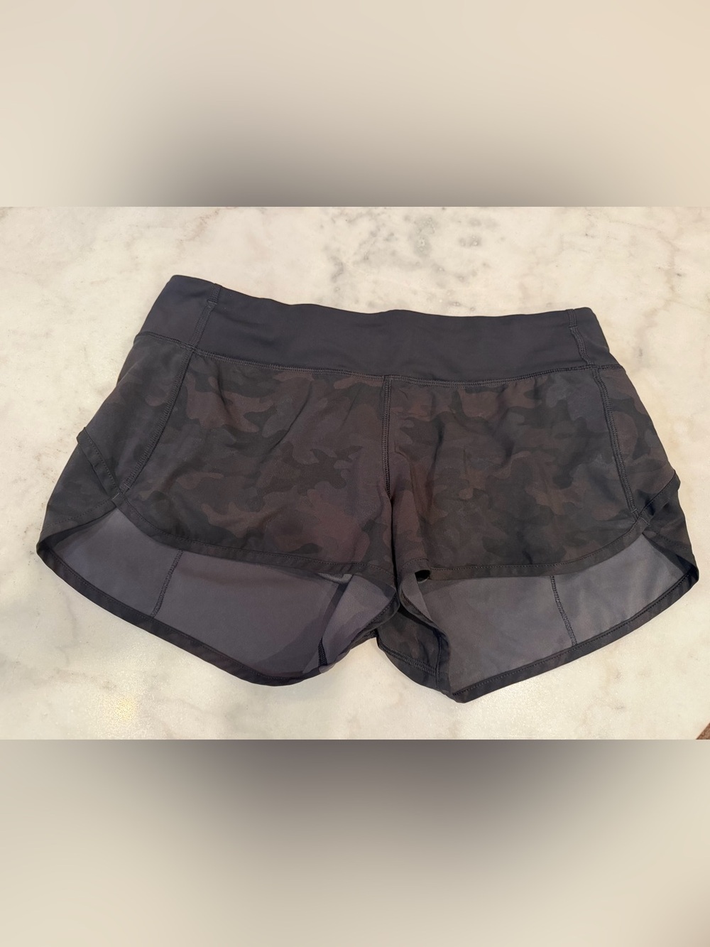 Lululemon Women's Black Camo Active Shorts
